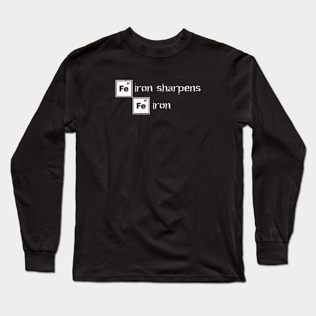 Iron Sharpens Iron Long Sleeve T-Shirt by Faith Culture